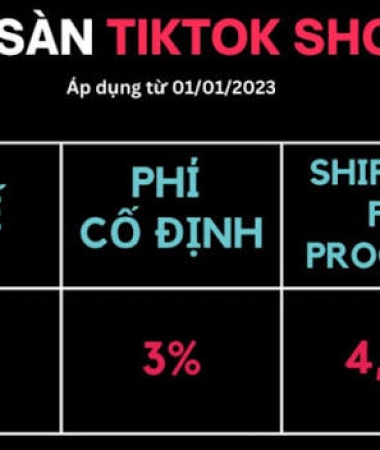 Phí của Nhà Bán Hàng Trên Tiktok Shop