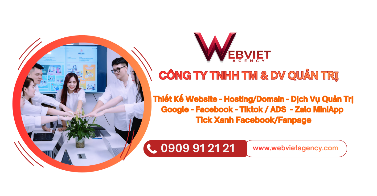 WEBVIET Agency - Chuyên thiết kế website chuẩn SEO theo yêu cầu